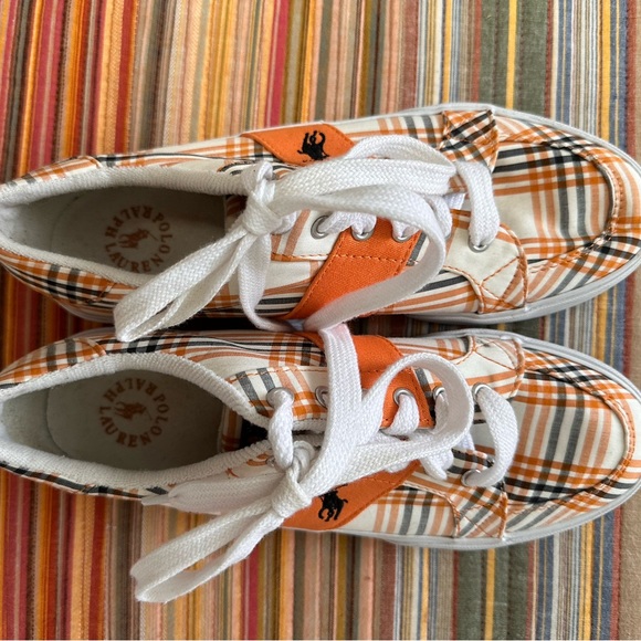 Plaid polo tennis shoes Clearance